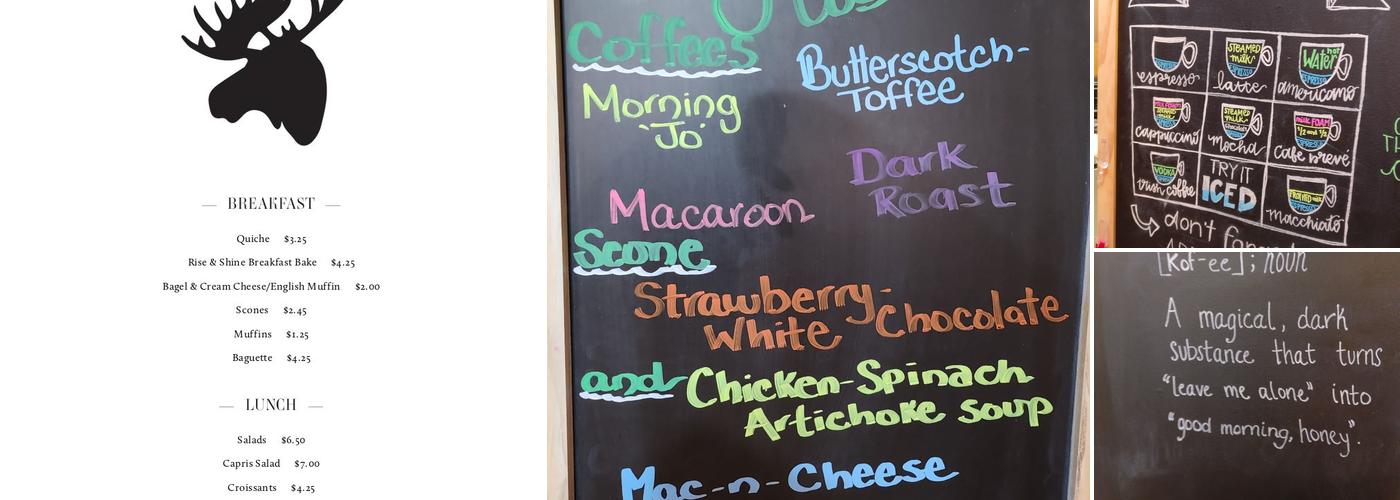 Jilly Beans Coffee House Menu