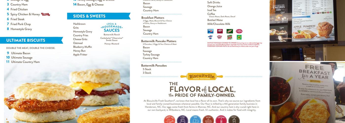 Biscuitville Menu