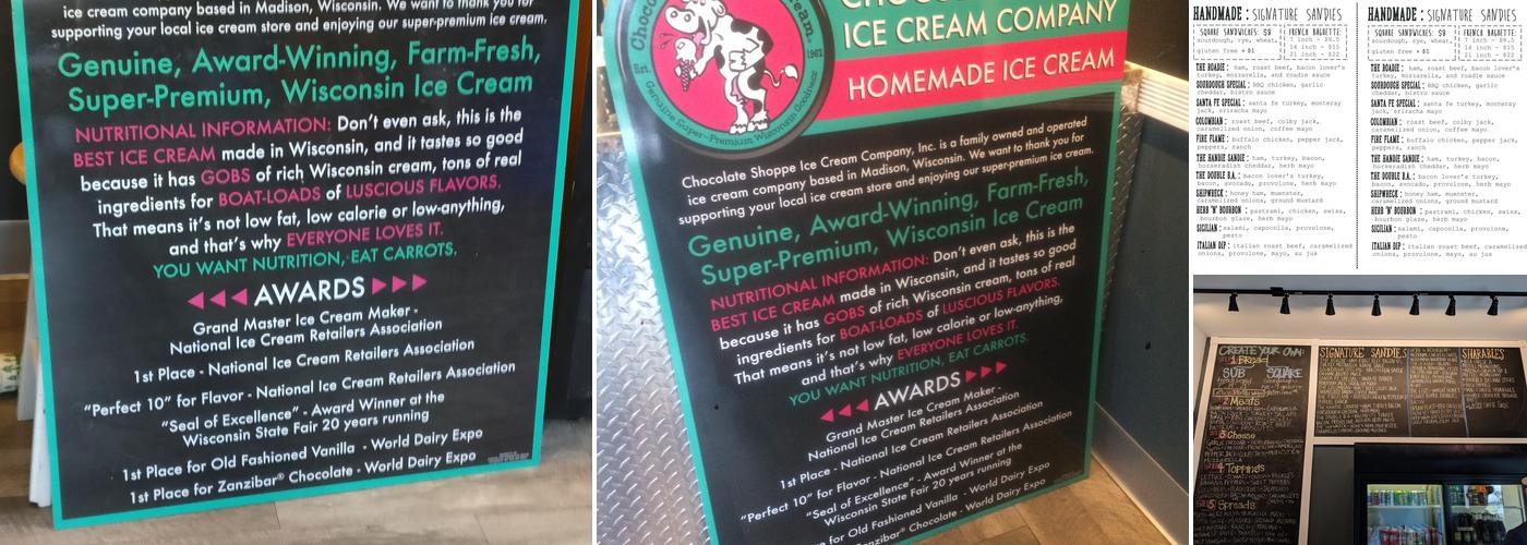 Handmade Menu