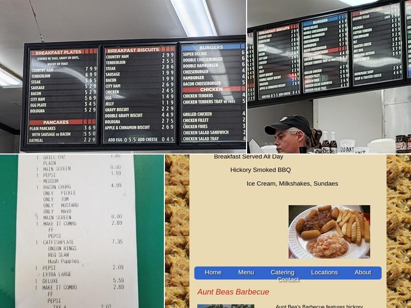 Aunt Bea's BBQ of Pilot Mountain Menu