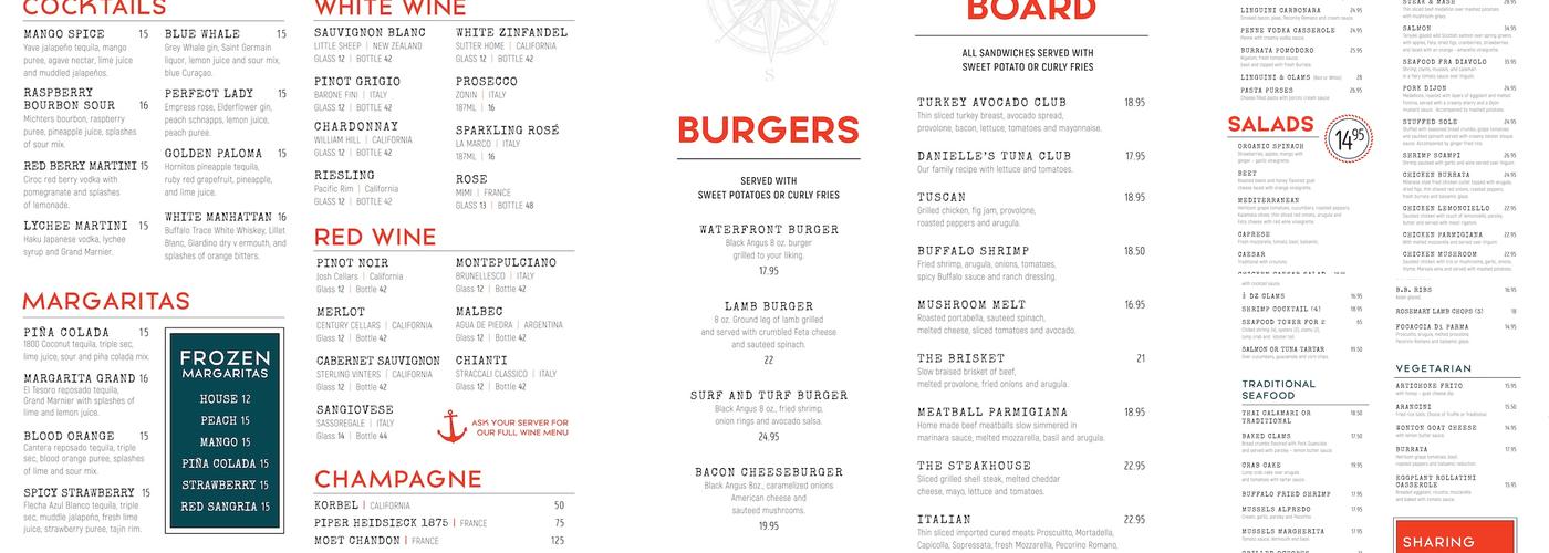 Blue Menu