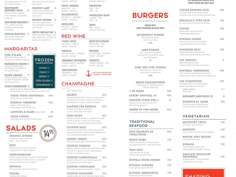 Blue Menu