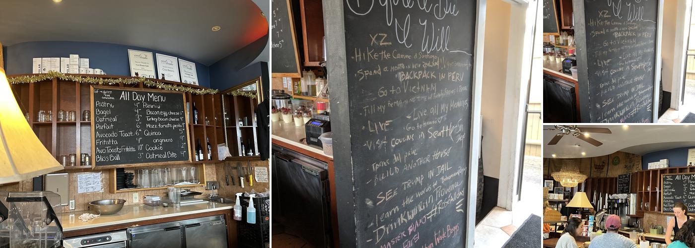 Cool Beans Cafe RI Menu