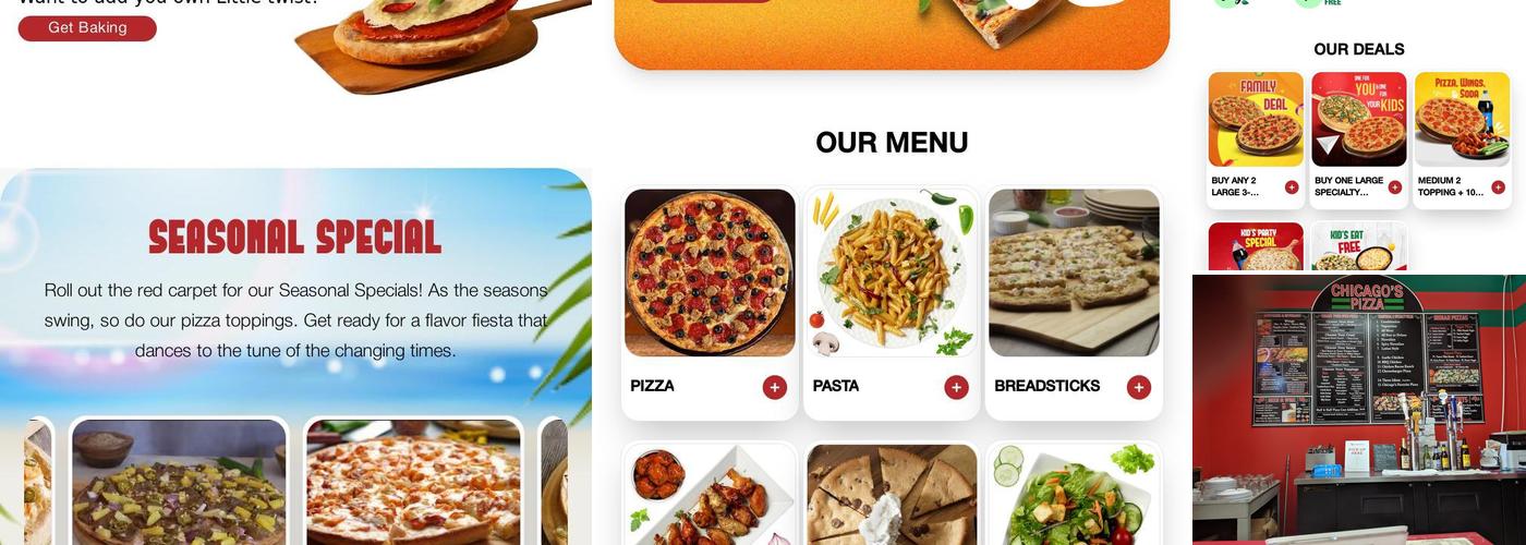 Pizza Twist Menu