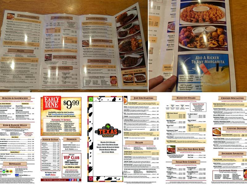 Texas Roadhouse Menu
