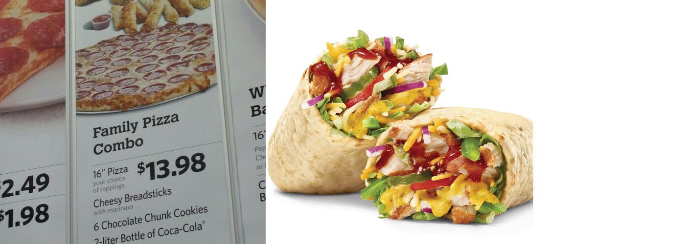 Subway Menu