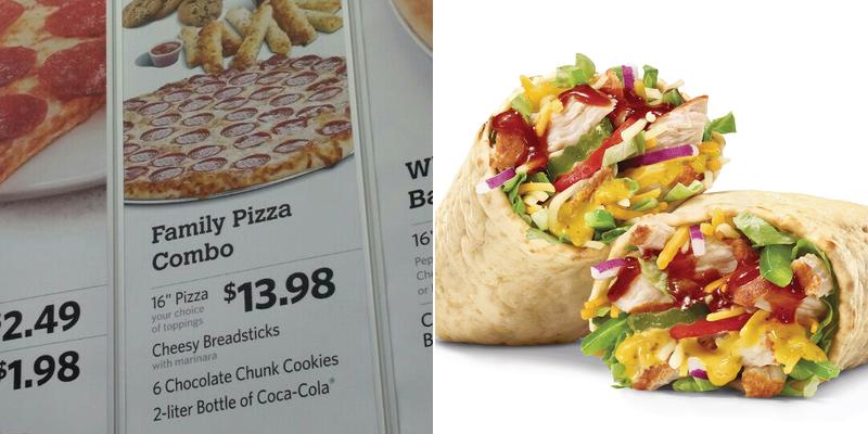Subway Menu