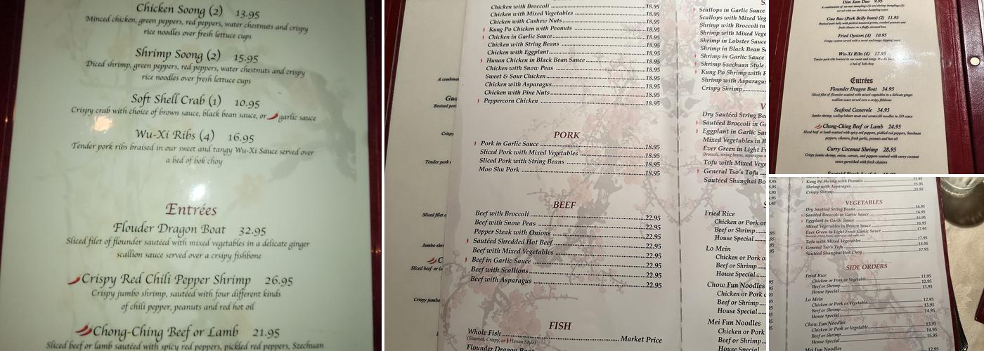 Hunan Taste Chinese Restaurant Menu