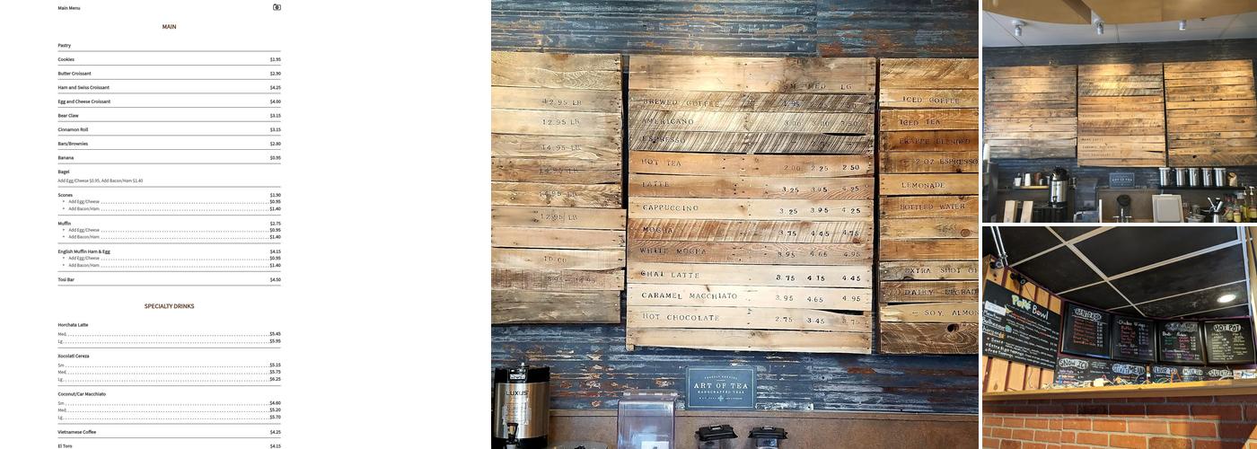 Rescate Coffee Menu