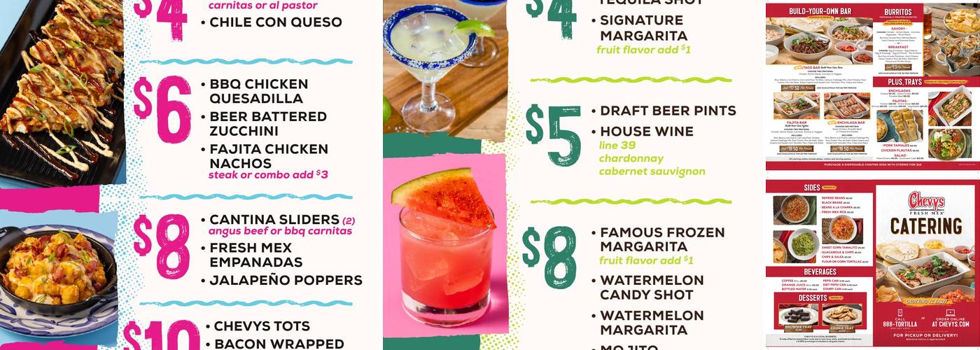 Chevys Menu