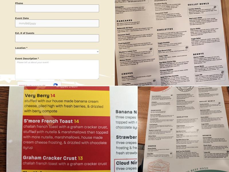 The Jagged Fork Menu