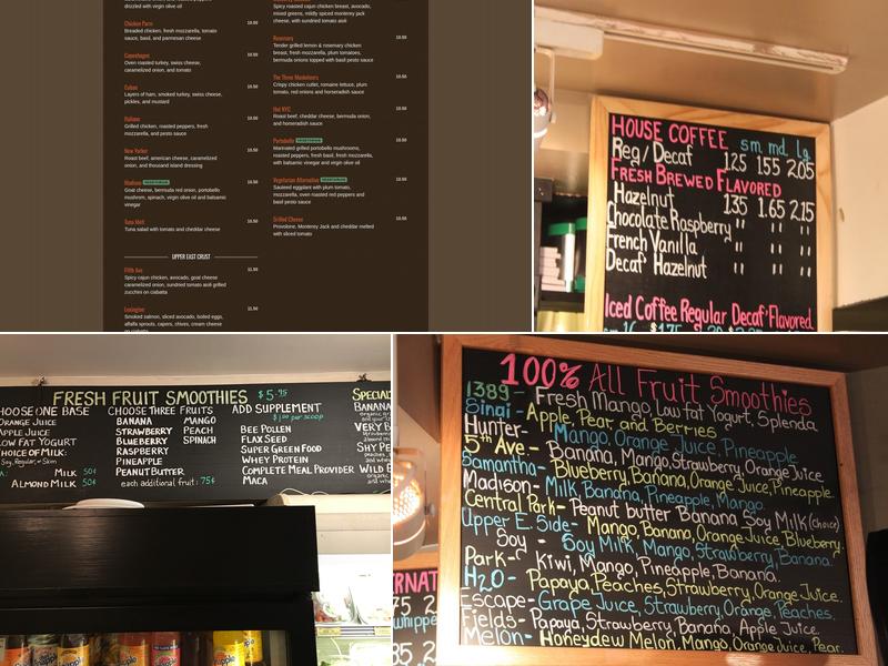 Champignon Café Menu