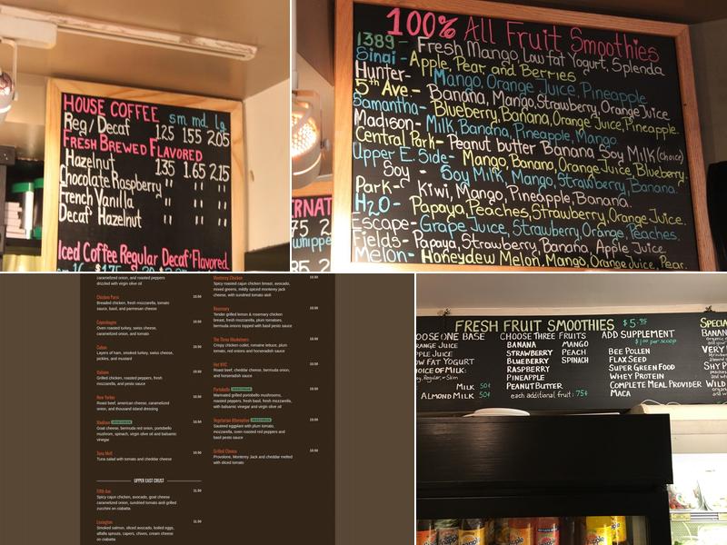 Champignon Café Menu