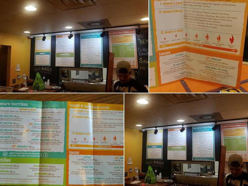 Burrito Mundo Menu