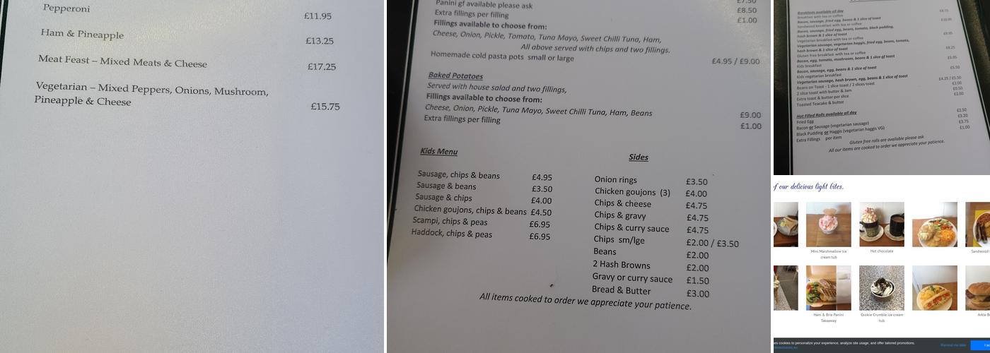 Worth A Look Menu