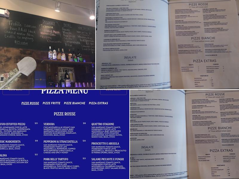 Porto By Antonio Menu