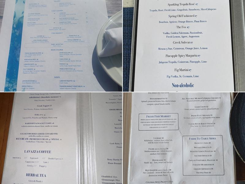 Molos Menu