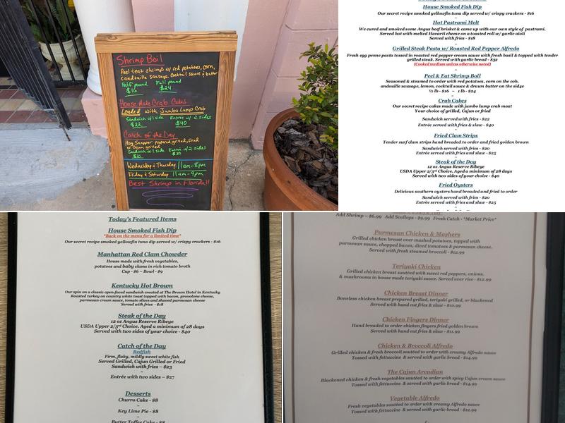 Magnolia St Seafood and Grill Menu