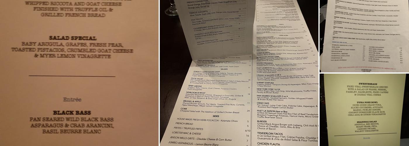 The Perfect Caper Menu