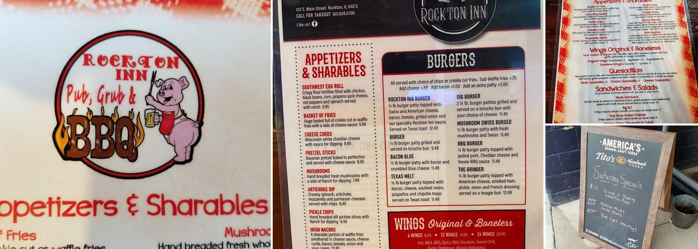 The Rockton Inn Menu