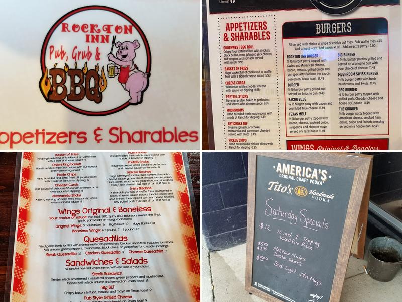 The Rockton Inn Menu