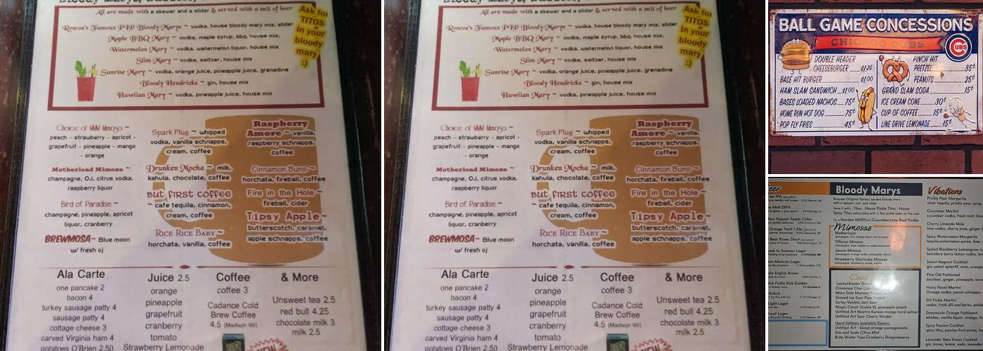 Poison Ivy Pub Menu