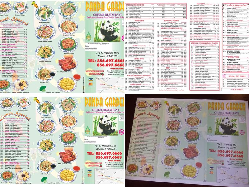 Panda Garden Menu