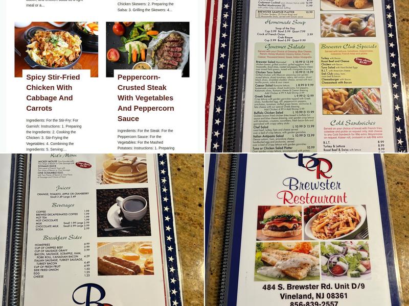 Brewster Restaurant Menu