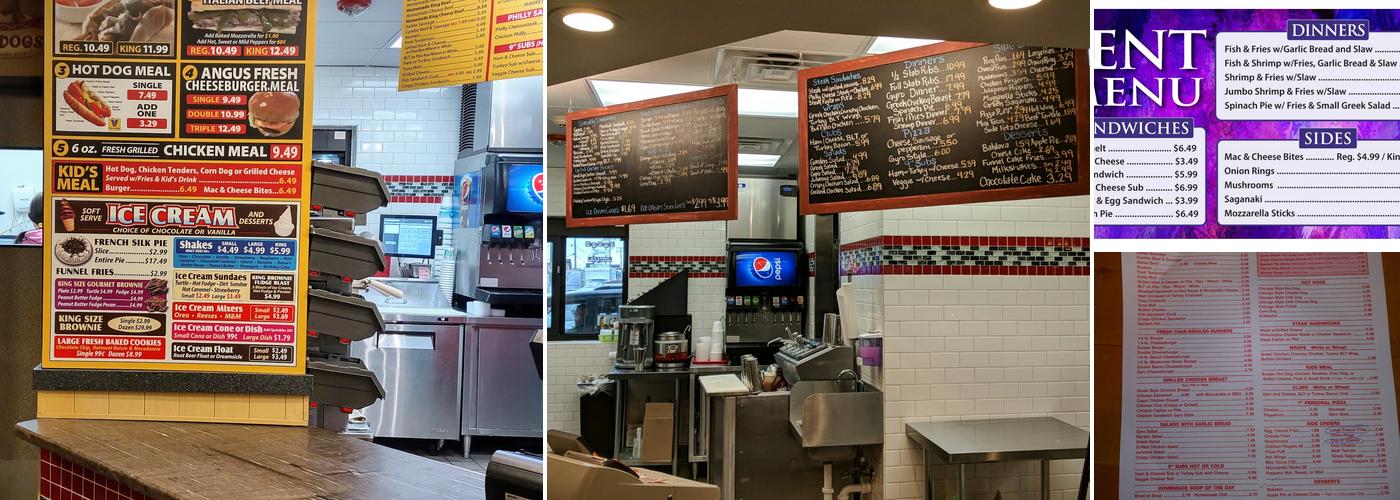 Tom & Jerry's Restaurant Menu