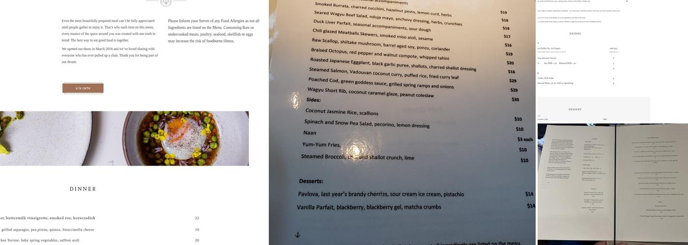 Common Lot Menu