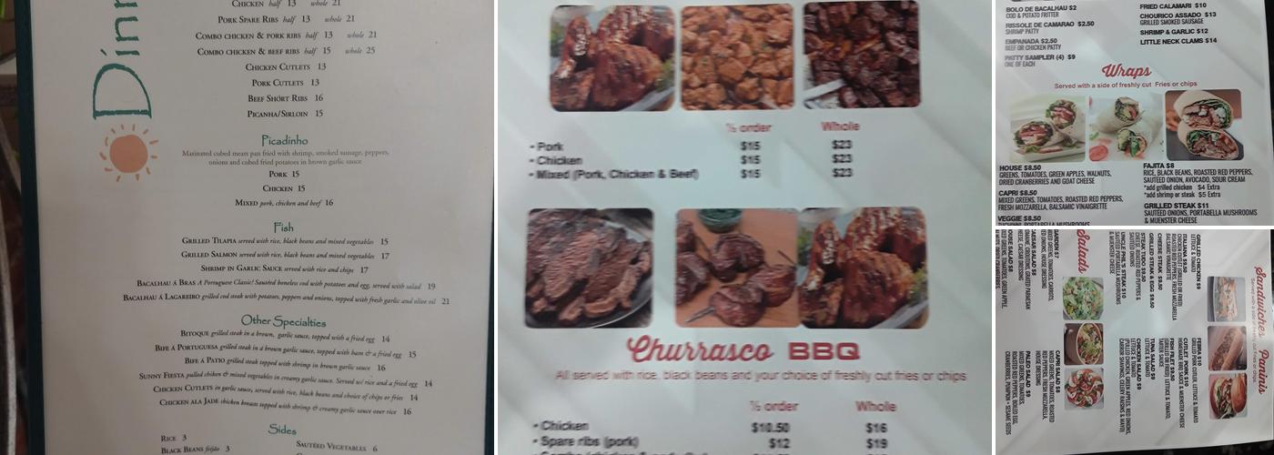 Bbq patio's cafe and grill llc. Menu