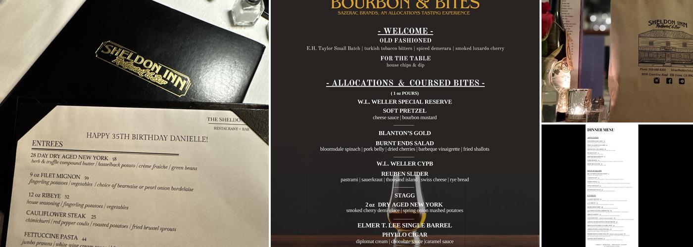 Sheldon Inn Menu
