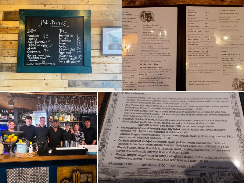 Cù Mara Bistro & Takeaway Menu