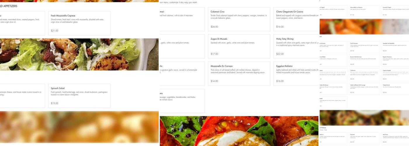 La Campagnola Fine Italian Restaurant Menu