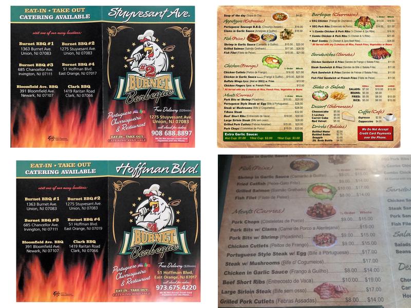 Burnet B.B.Q. 3 Menu