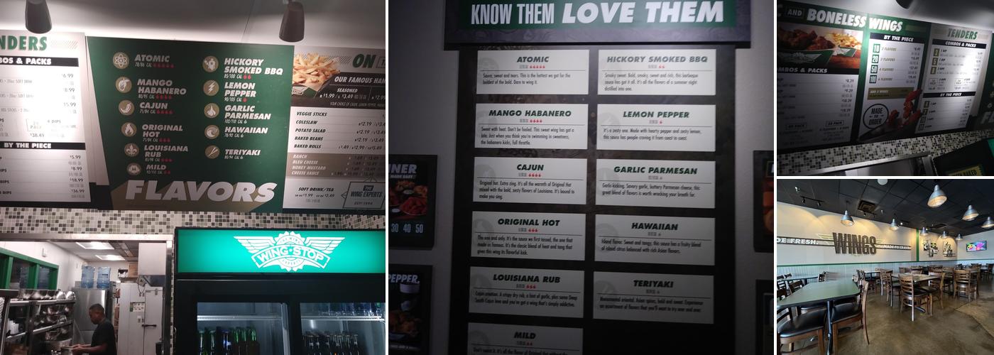 Wingstop Menu