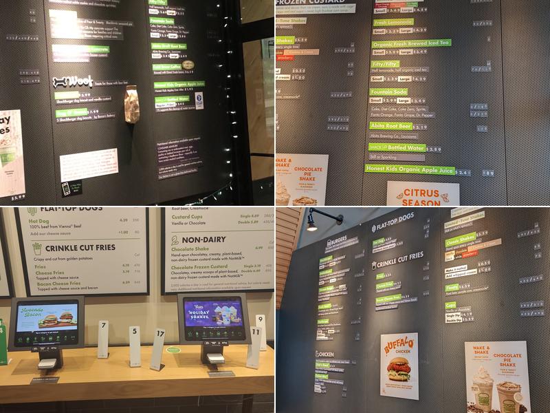 Shake Shack Bridgewater Menu