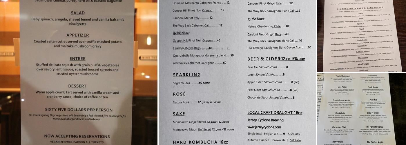 Veganized Menu