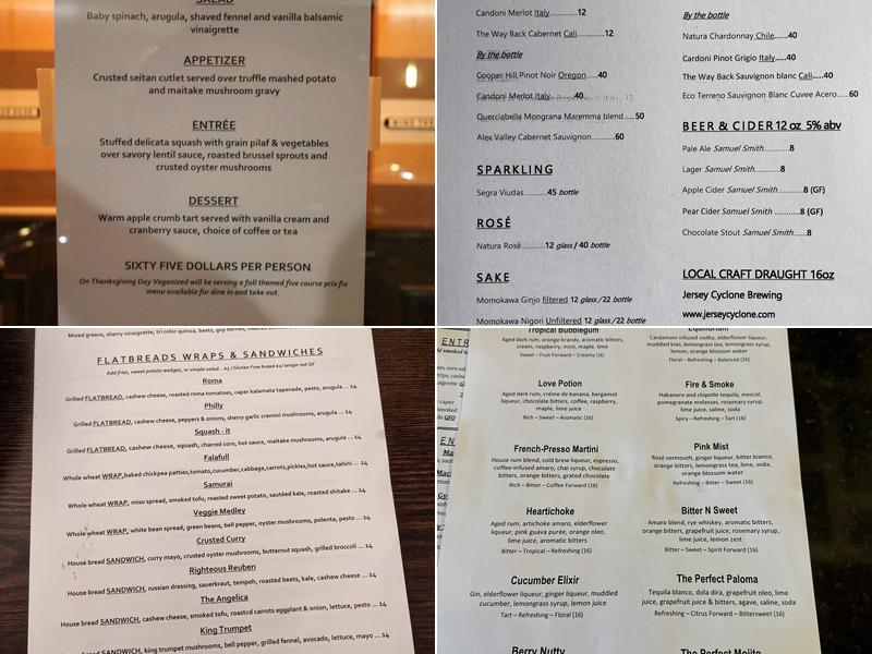 Veganized Menu