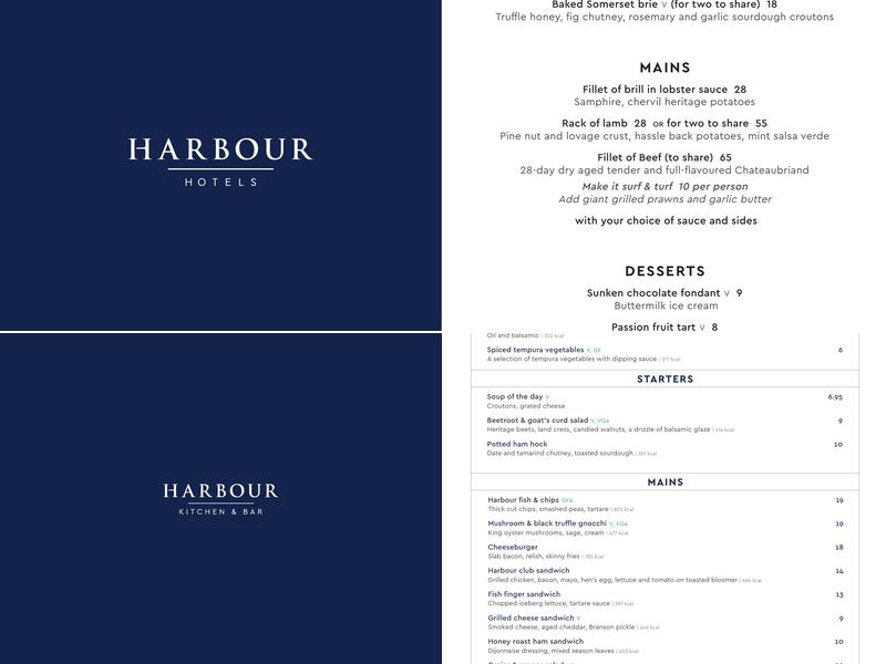 Harbour Kitchen & Bar Menu
