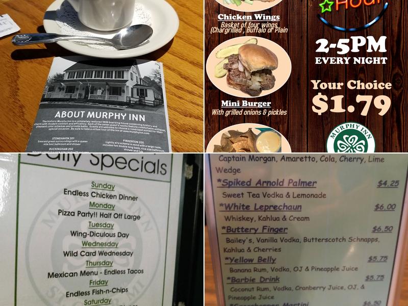 Murphy Inn Menu