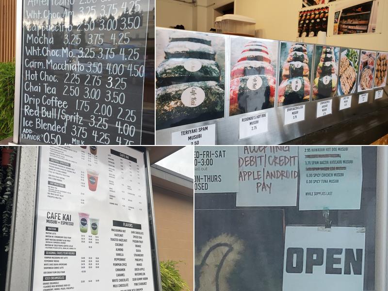 Café Kai Menu
