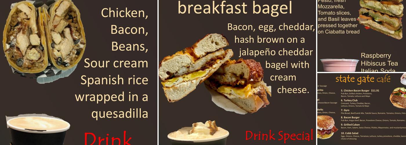 State Gate Cafe Menu