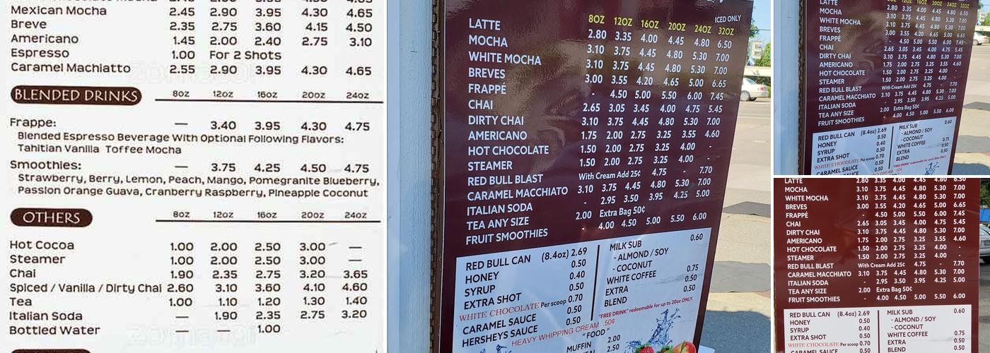 Cowgirl Coffee Co Menu