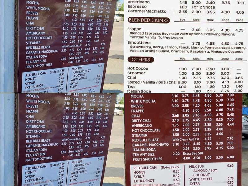 Cowgirl Coffee Co Menu