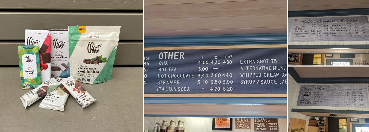 Rolling Bay Cafe Menu