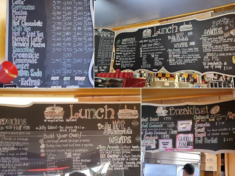 Red Cup Cafe Menu