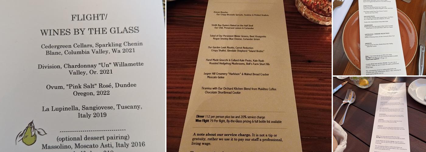 Orchard Kitchen Menu