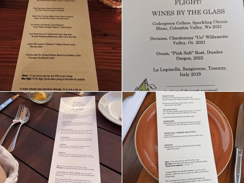 Orchard Kitchen Menu