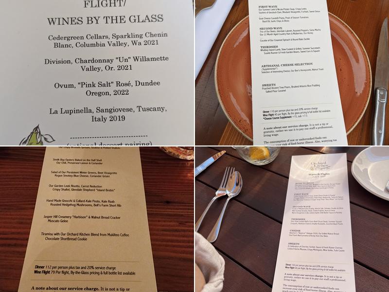 Orchard Kitchen Menu
